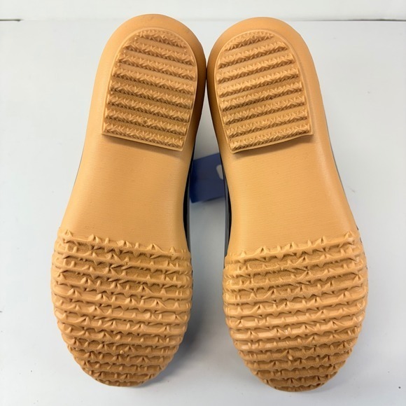 JBU Women's Size 7M‎ Waterproof Lace Up Duck Boots Brown Black Faux Fur Lined - Picture 6 of 7